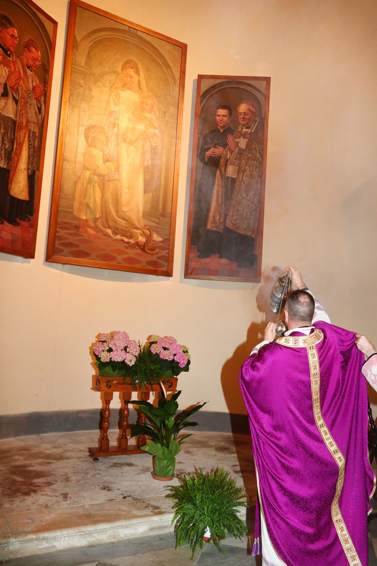INAUGURATION OF THE TRIPTYCH OF THE MADONNA DEL SOCCORSO